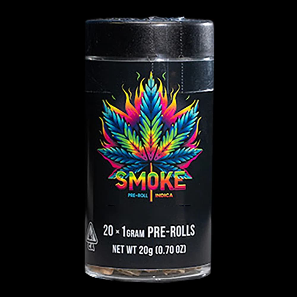 Smoke Smoke Silent Storm Indica Preroll 20pk 20g