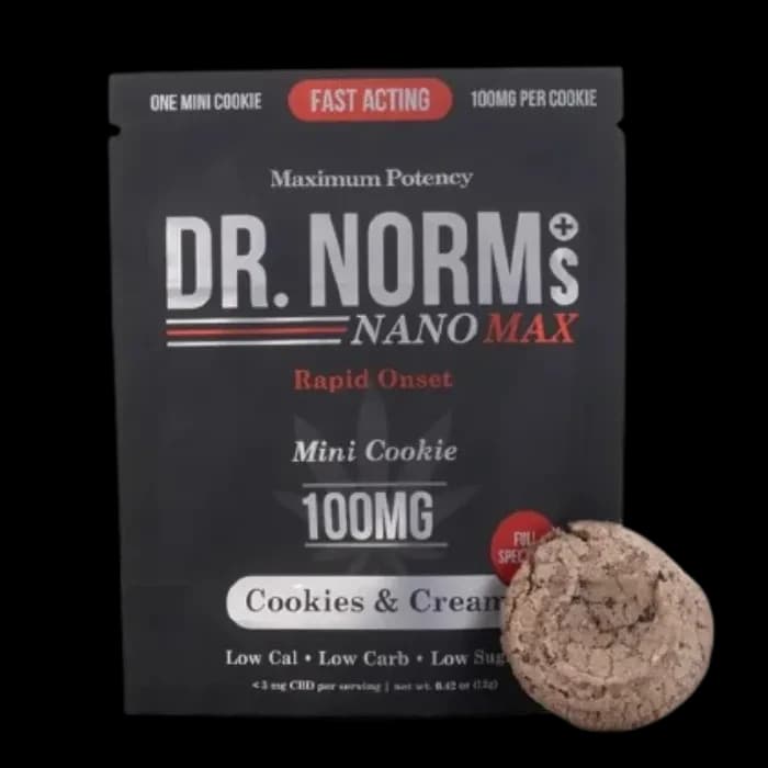 DR. NORM'S Cookies N Cream Cookie Max Single 100MG