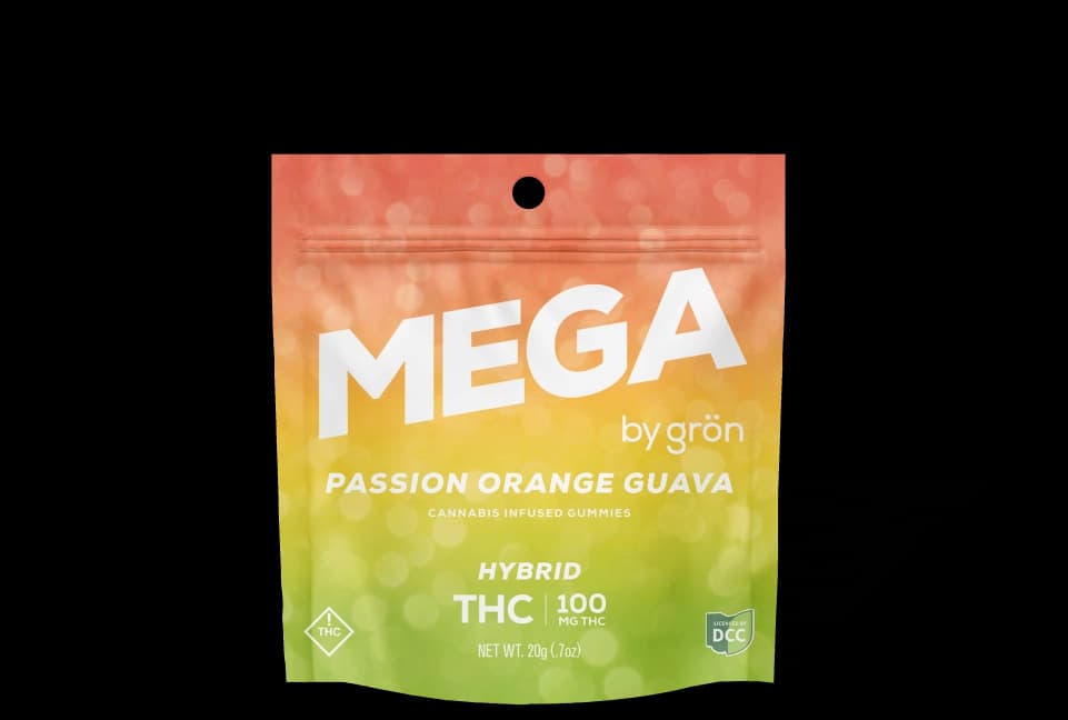 Grön Passion Orange Guava Mega (100mg)