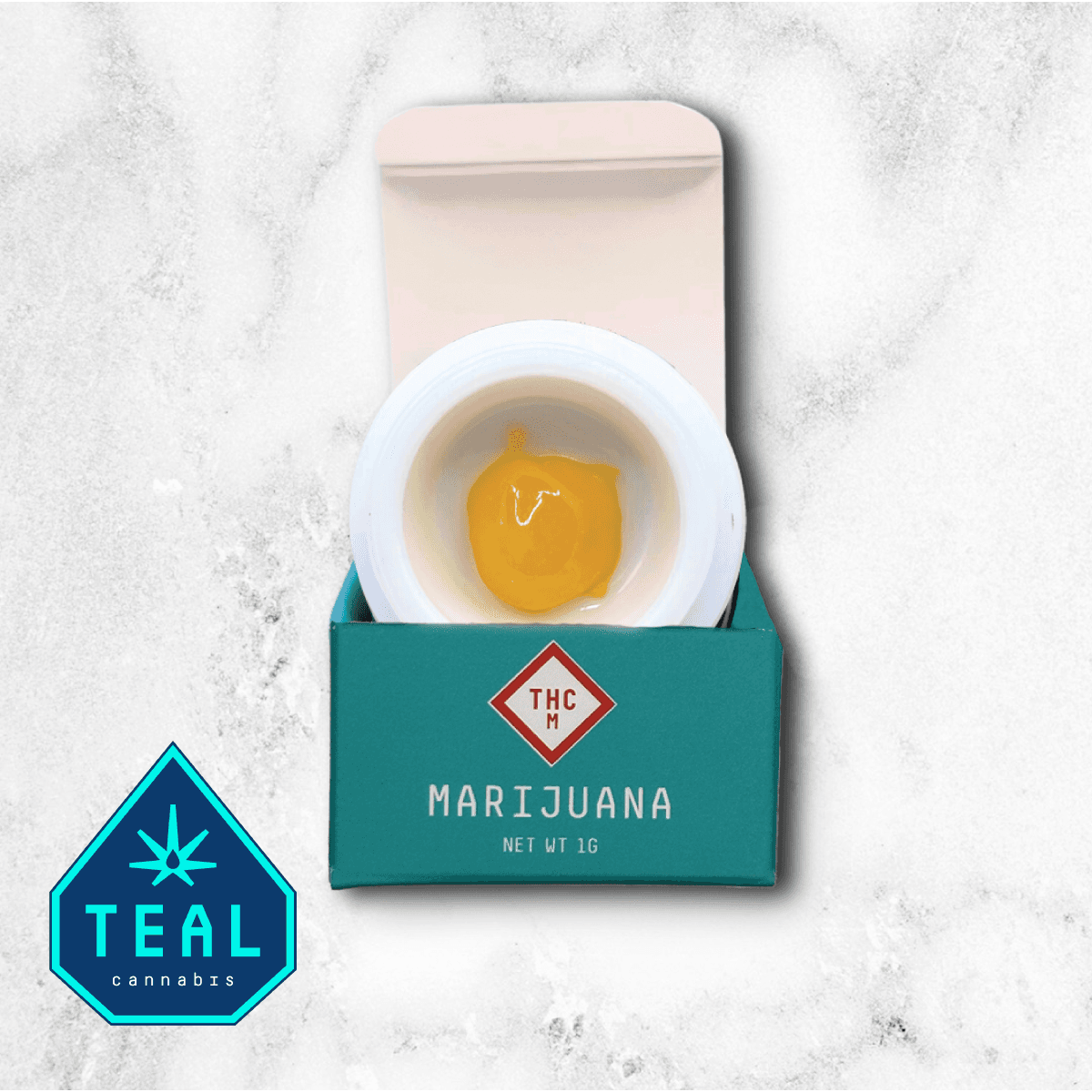 Teal Cannabis Pineapple Burst Live Badder | 1g