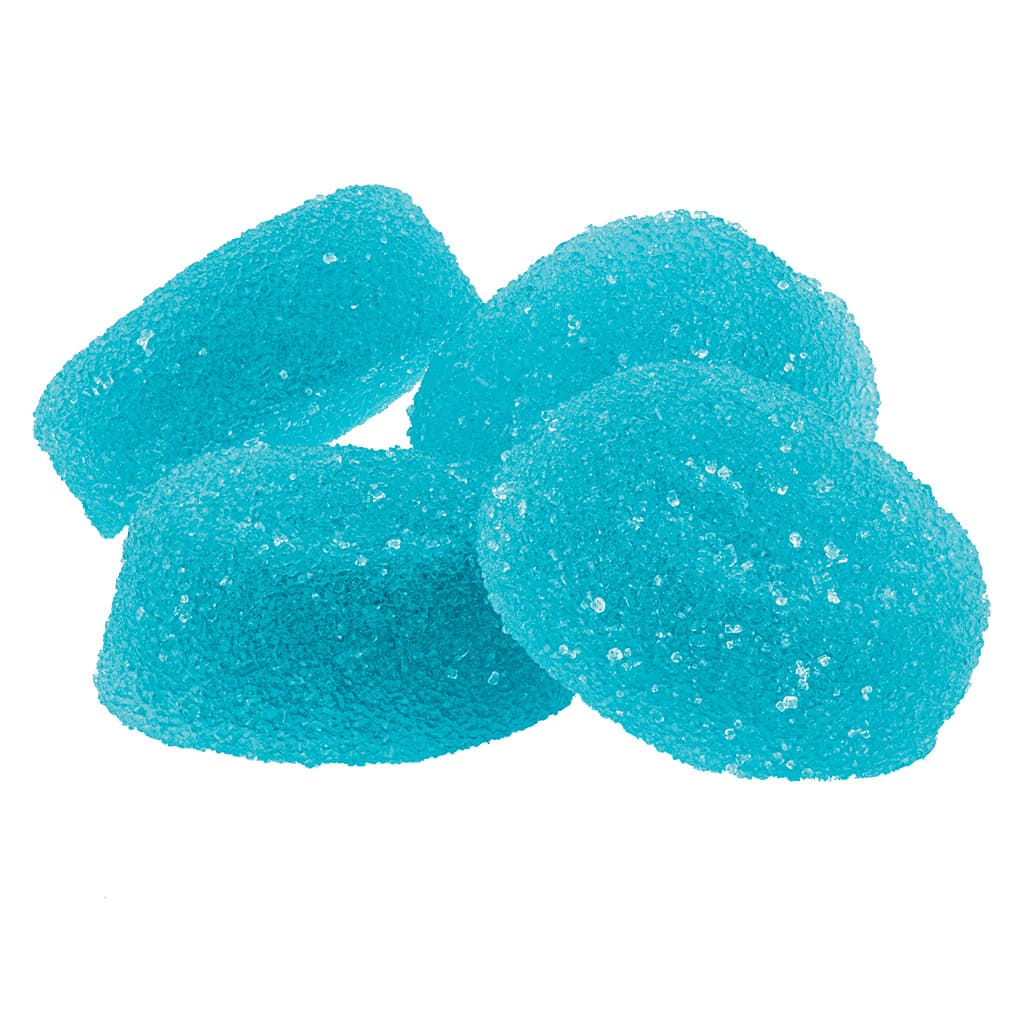 SHRED'EMS Sour Blue Razzberry 2:1 CBD:THC | Soft Chews | 4 x 2.5mg