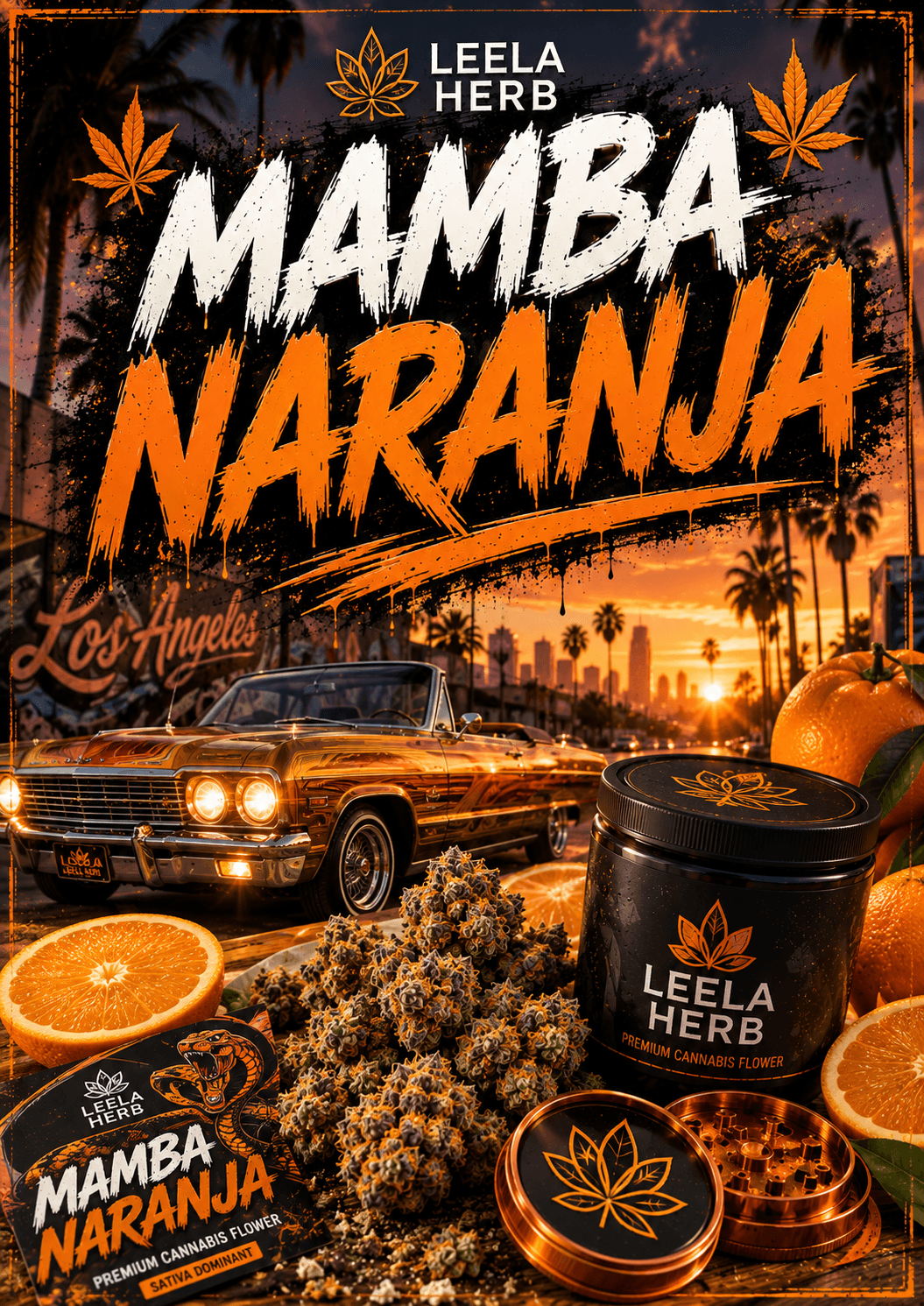 Leela Herb Co. Leela Herb | Mamba Naranja | Bulk Flower