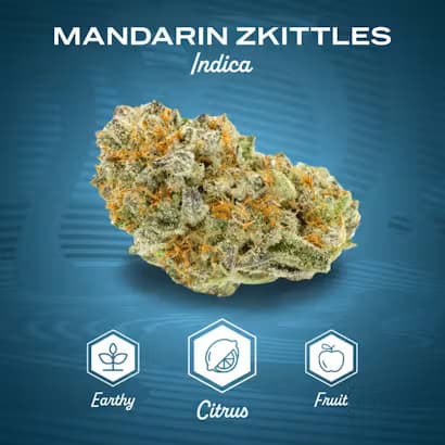 Mission Cannabis Flower | Mission | Mandarin Zkittles | 3.5g