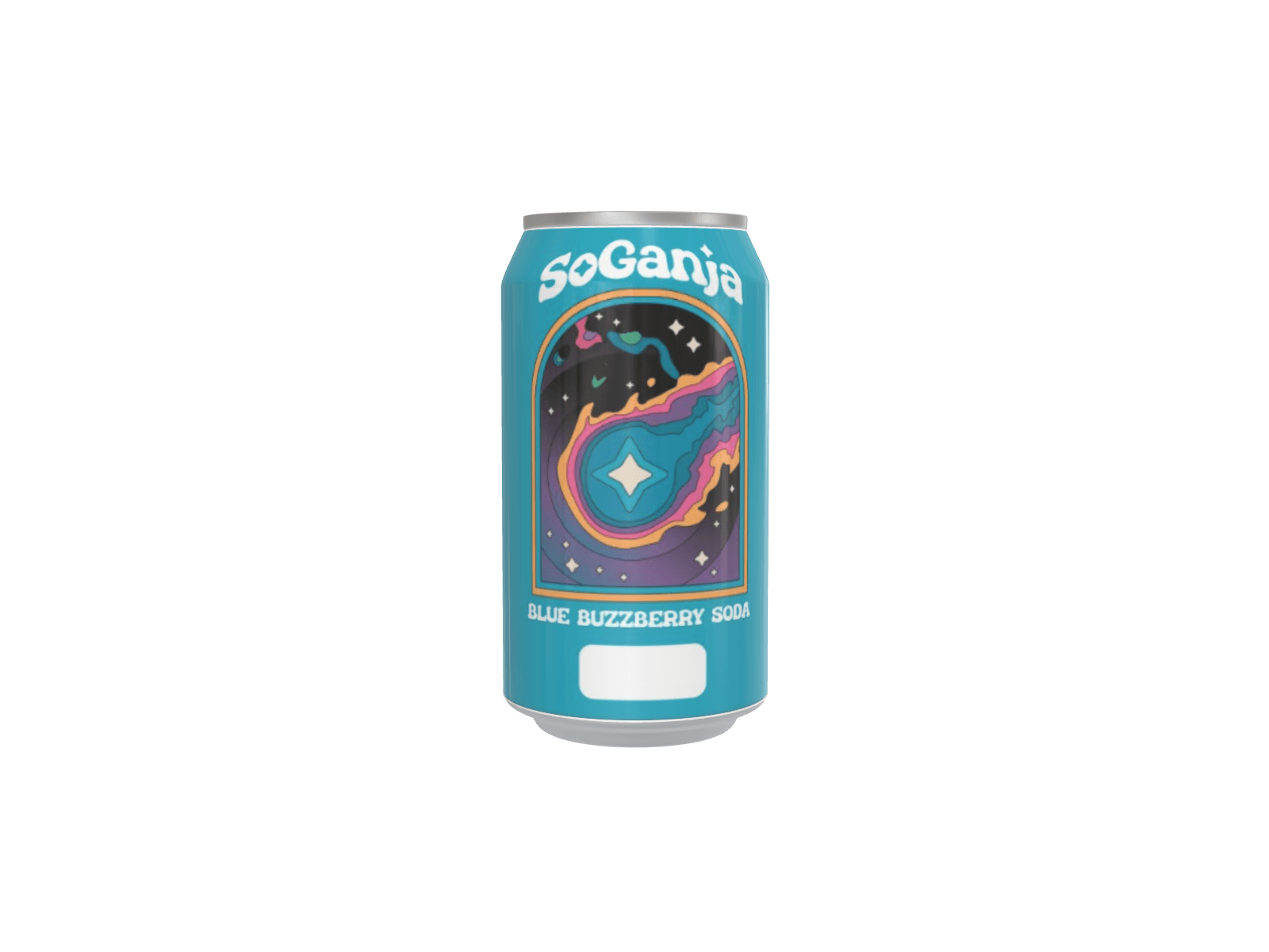 SoGanja Infused Beverage | Blue Buzzberry Soda | 25mg
