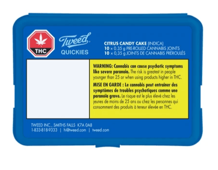 Tweed Quickes Cake N Bake Pre-Roll 10-Pack | 3.5g