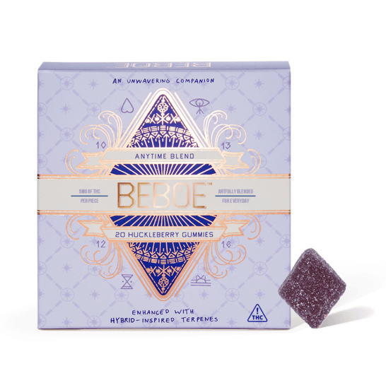 Beboe 100mg 20 Pack Edible- Huckleberry- Beboe