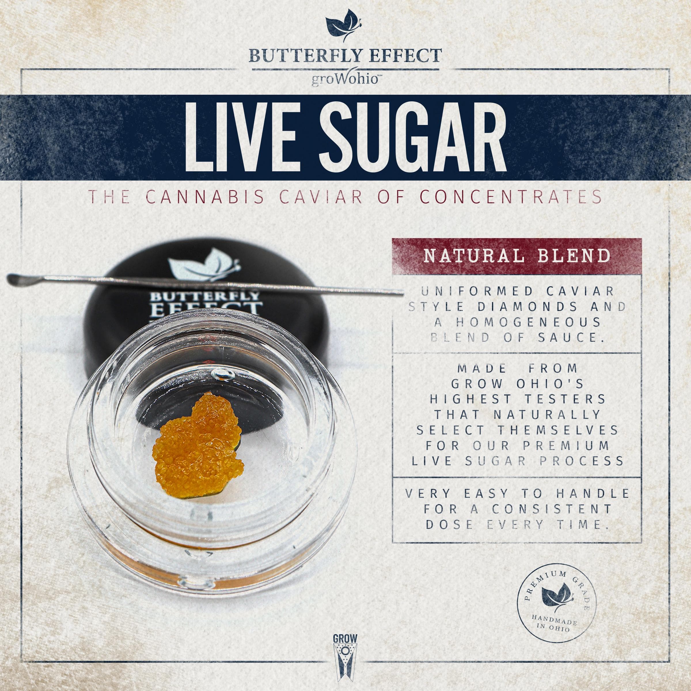 Butterfly Effect by Grow Ohio Butterfly Effect: Notorious - Live Sugar 1g