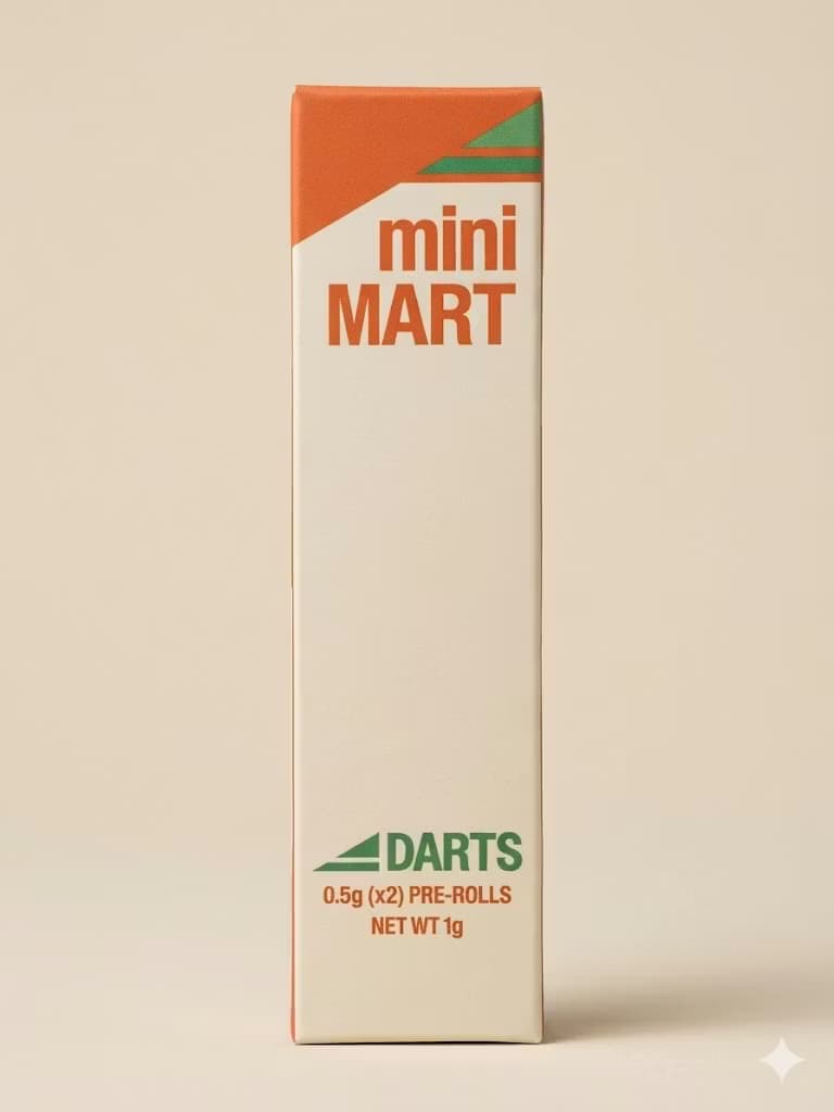 Mini MART Tropicana Cookies - 2 Pack .5G Prerolls (1G)