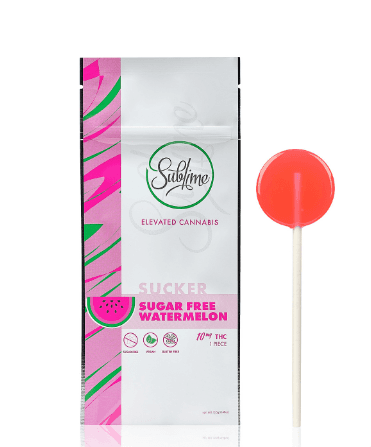 Sublime Brands Watermelon Sugar Free Sucker 1pc
