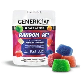 Generic AF Random Gummies | 5mg Infused Gummies | 4pk