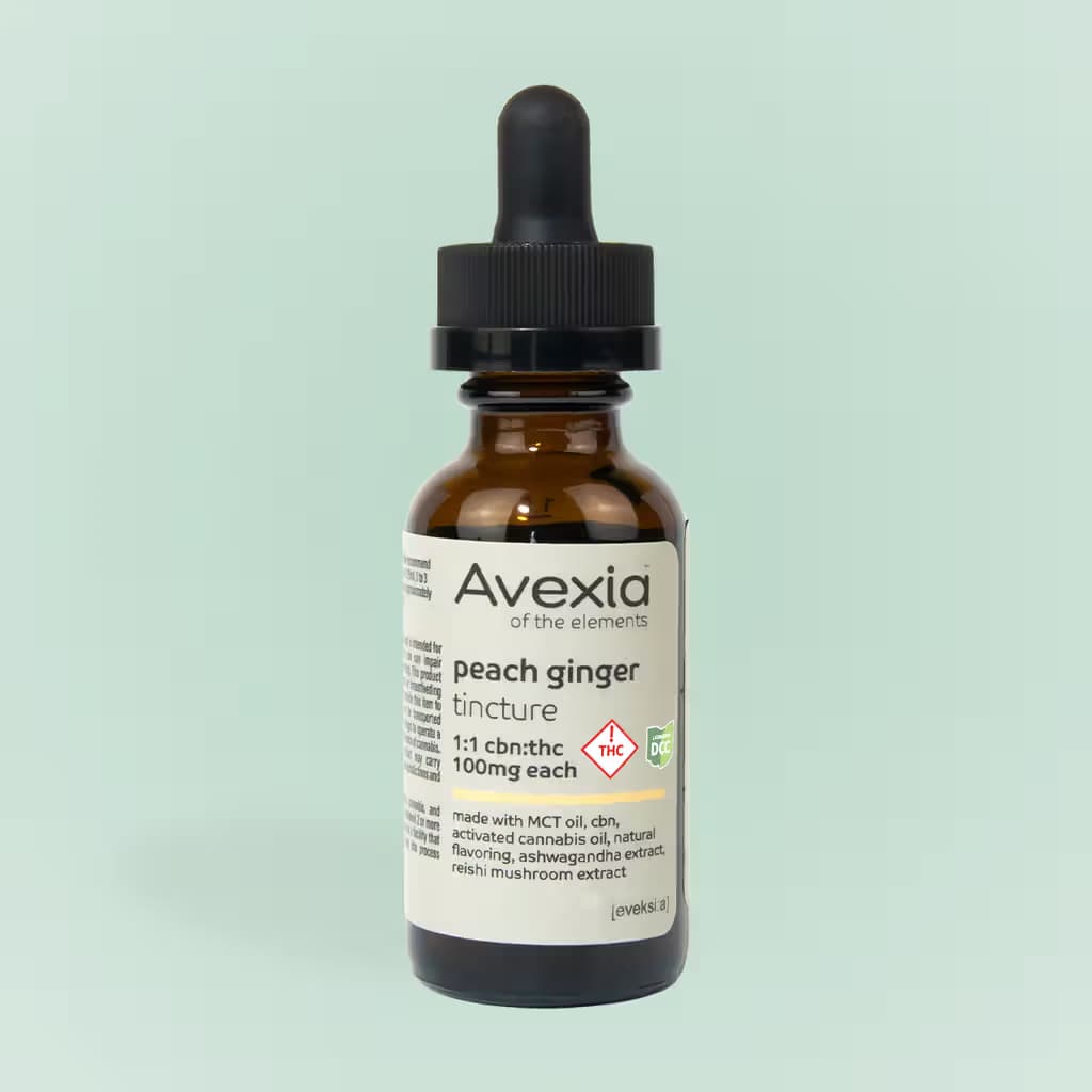 Avexia Peach Ginger 1:1 CBN:THC (110mg CBN/110mg THC)