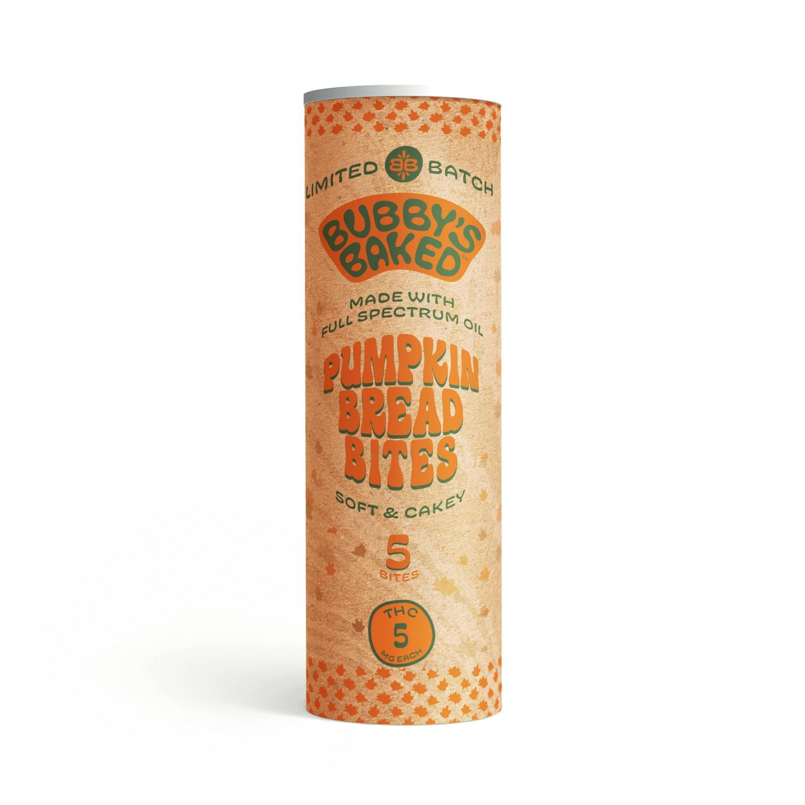 Bubby's Baked Pumpkin Bread Bites 5pk (25mg)