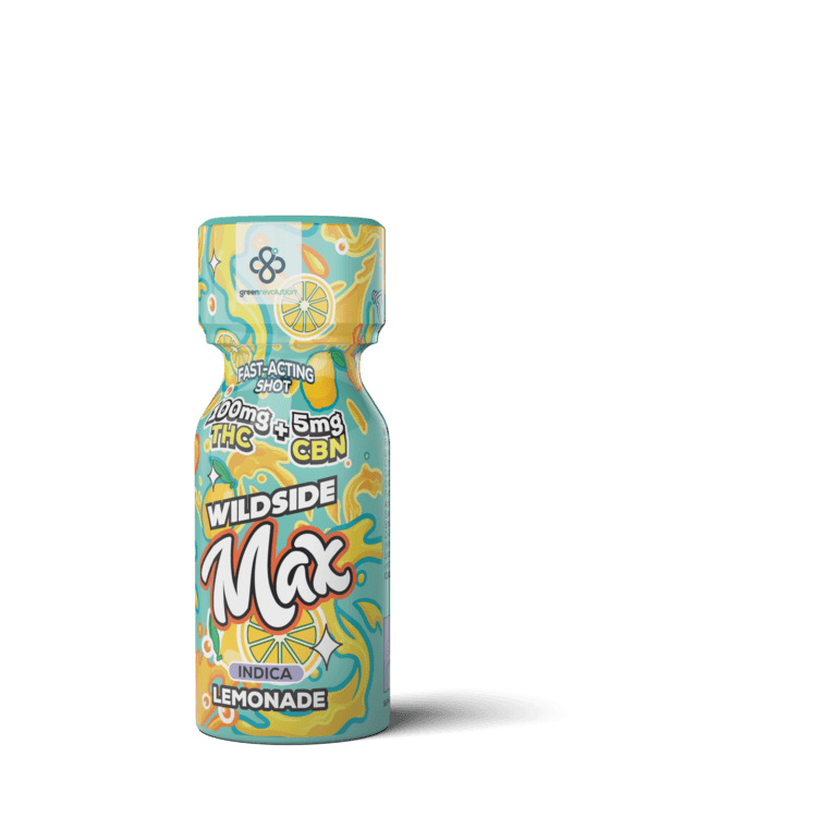 Wild Side Shot: Lemonade MAX Chill THC/CBN - 105mg