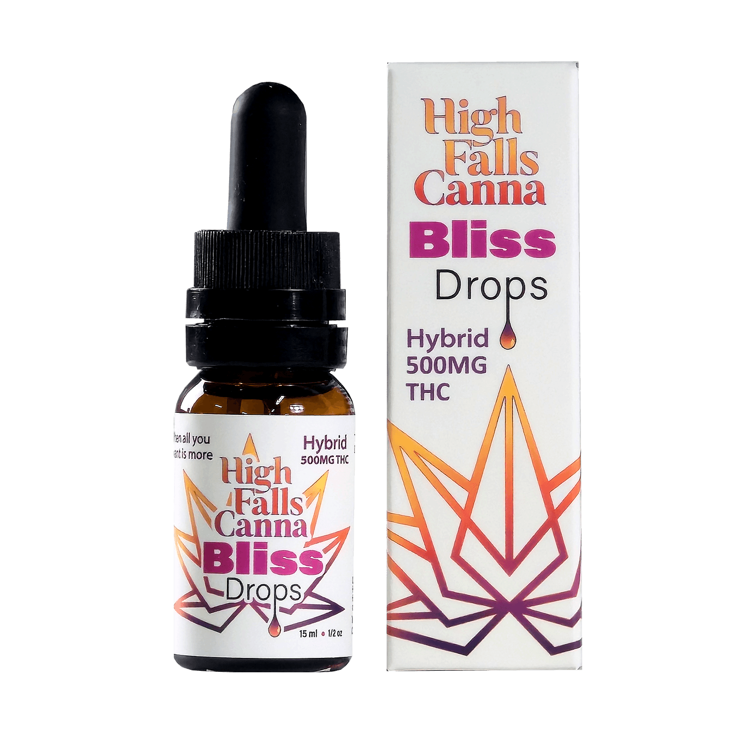 High Falls Canna "BLISS" Drops | 500mg Tinctures