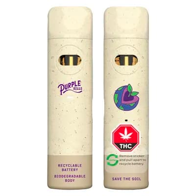 Community C/O Purple Hills 95+ Blue Raspberry Biodegradable AIO Pen - .95g