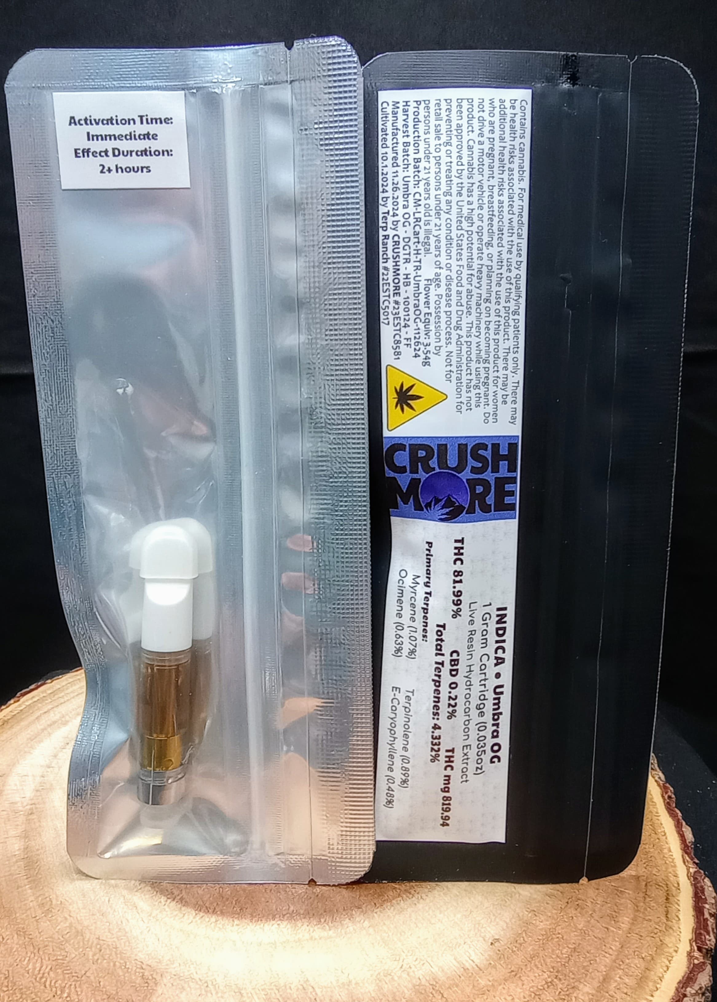 Crushmore ANCIENT ORANGE- Live Resin Vape