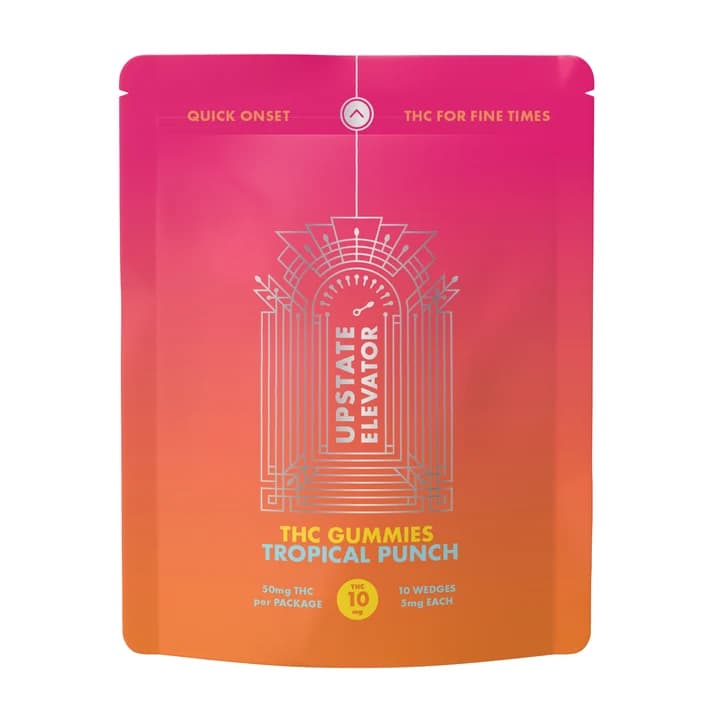 Upstate Elevator 10mg THC Tropical Punch Gummy