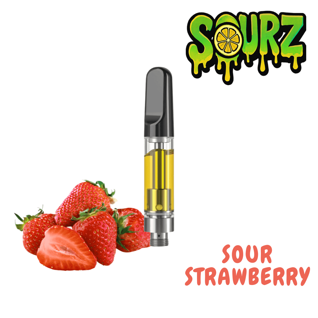 Liquid Gold Live Resin Distillate Blend Sour Strawberry Disposable