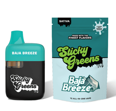 Sticky Greens All-In-One Vape - Baja Breeze