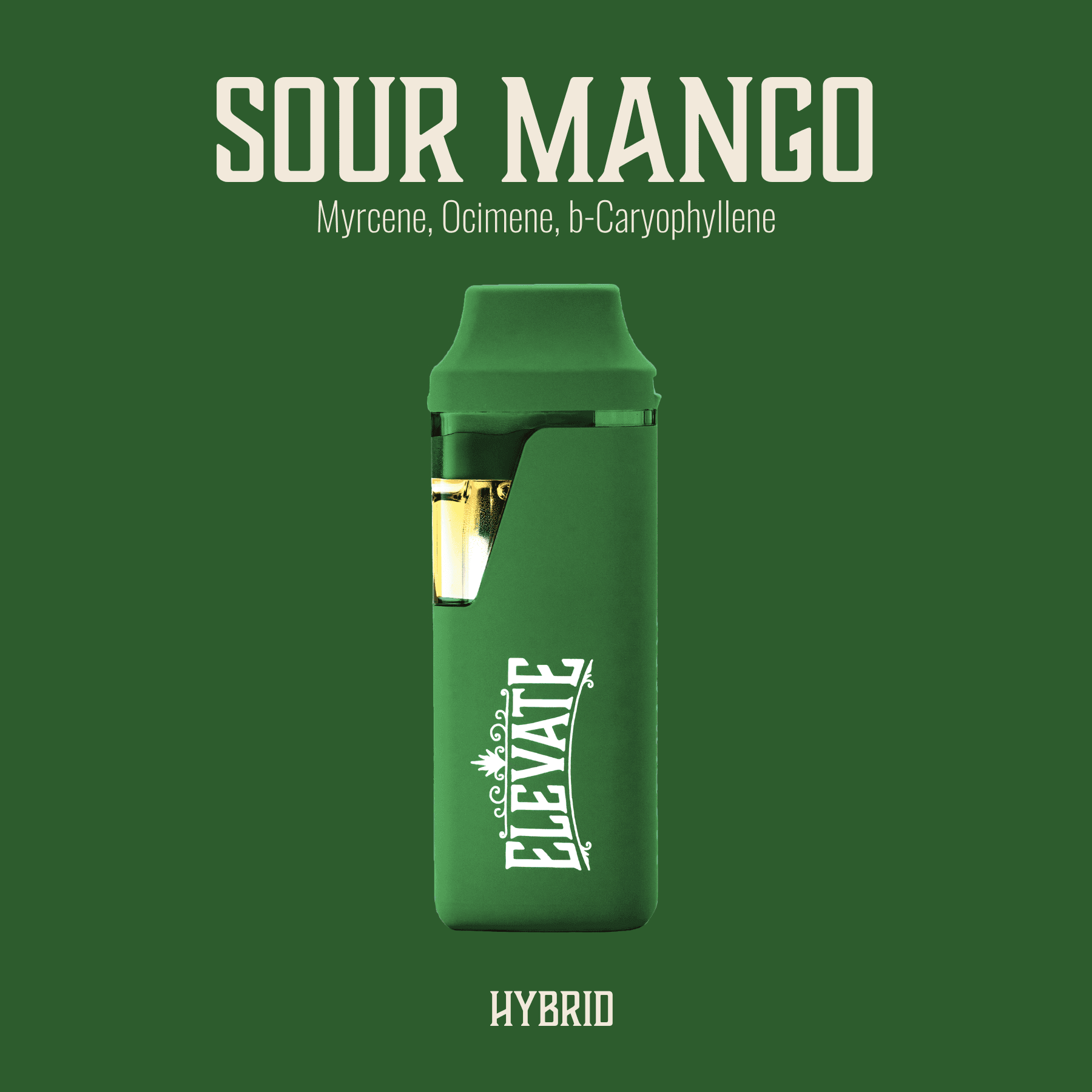Elevate Sour Mango Limited Edition Botanical Min-E-Bar | 0.5g