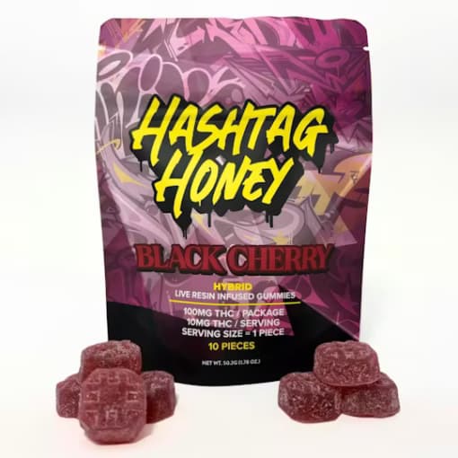 Hashtag Honey Black Cherry [10pk] (100mg)