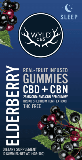 Wyld Wyld - HEMP Gummies - 250mg - Elderberry