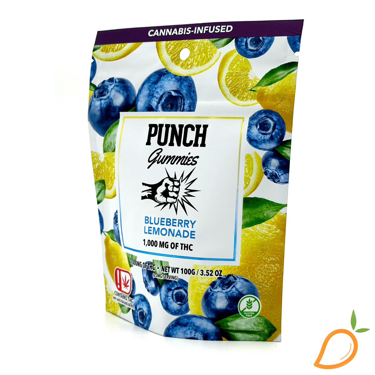 PUNCH Blueberry Lemonade Extreme Gummies (1000mg) (OK)