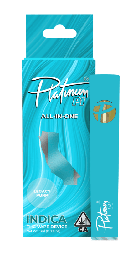 Platinum Vape Blue Razz - All-in-One Vapes