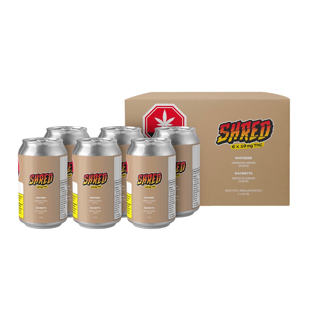 SHRED SHRED Soda Rootbeer 6 Pack