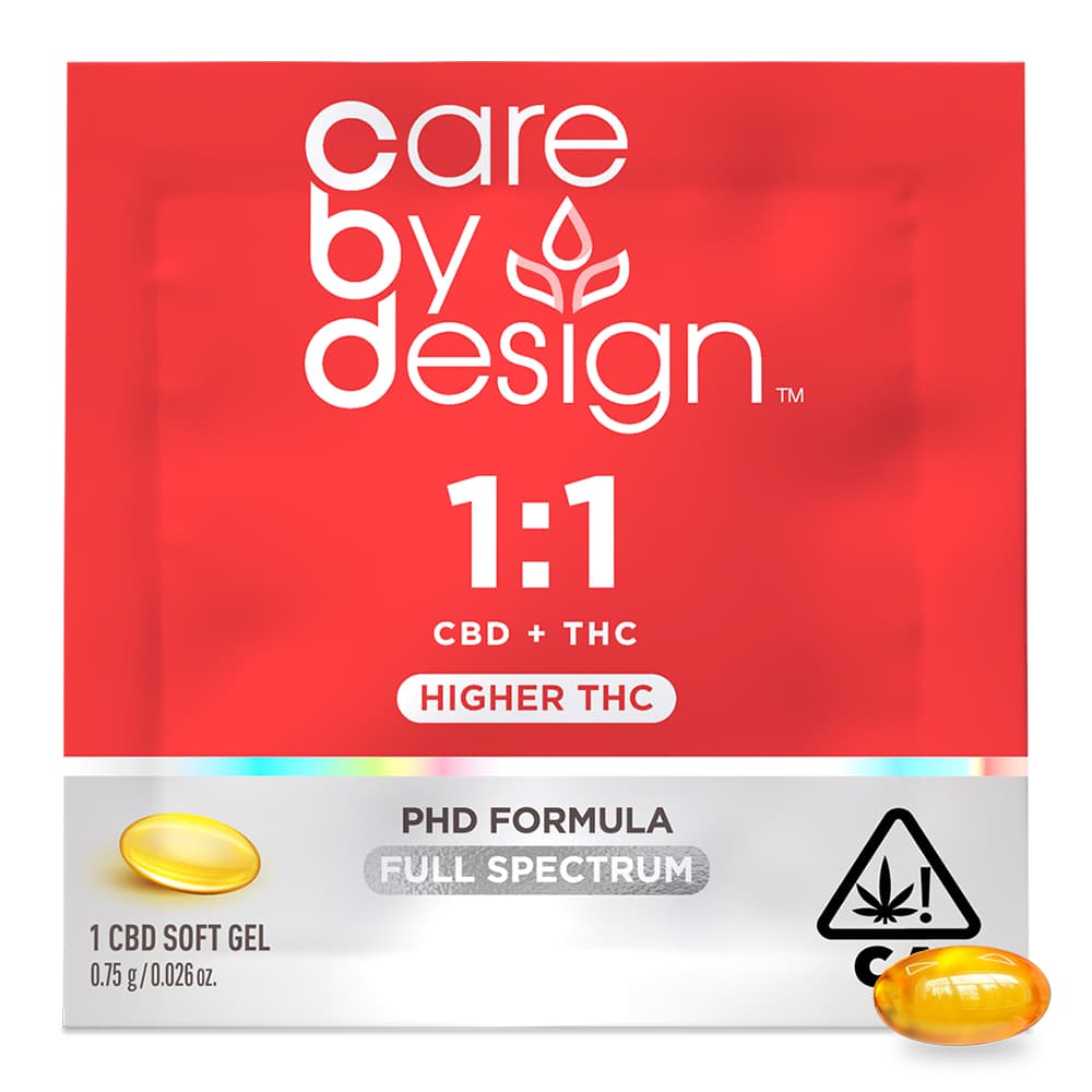 Care By Design 18:1 Soft Gels, 10 pack Edibles