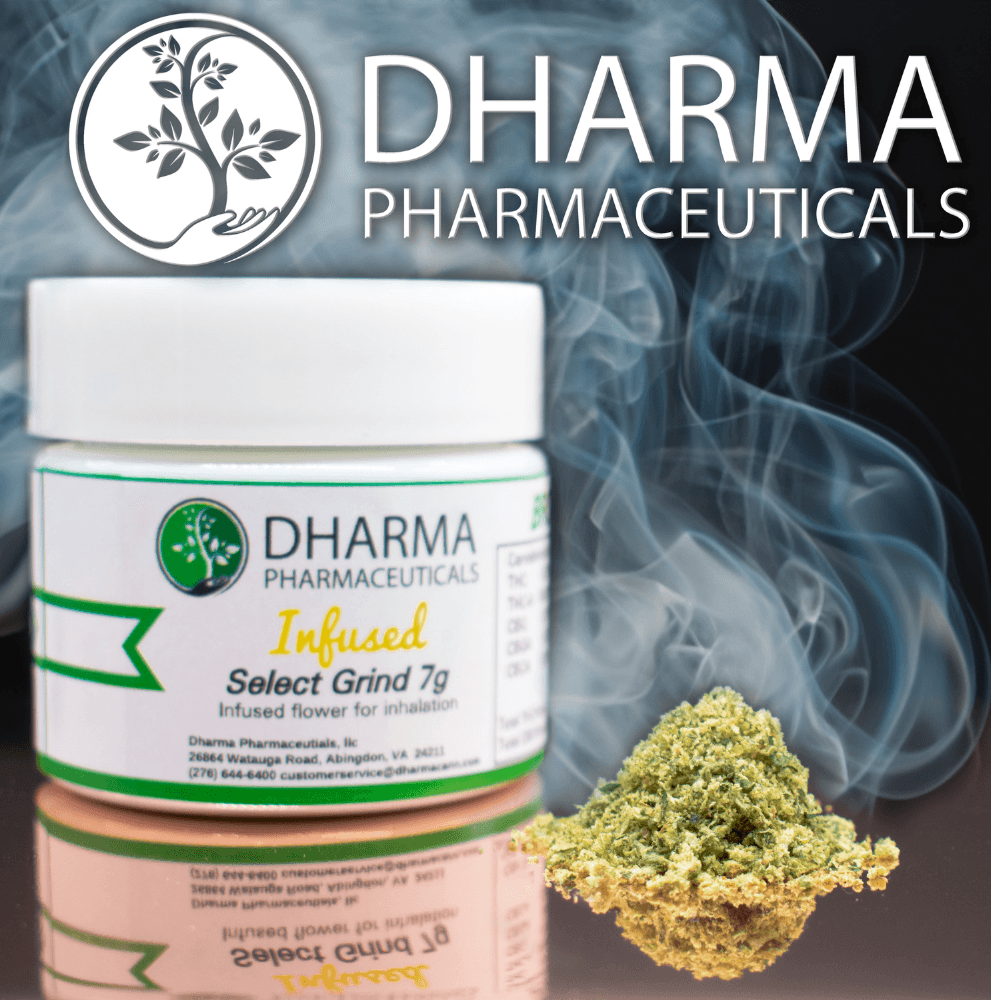 Dharma Pharmaceuticals Dharma Sativa Blend (S) Infused Ground Flower 7g