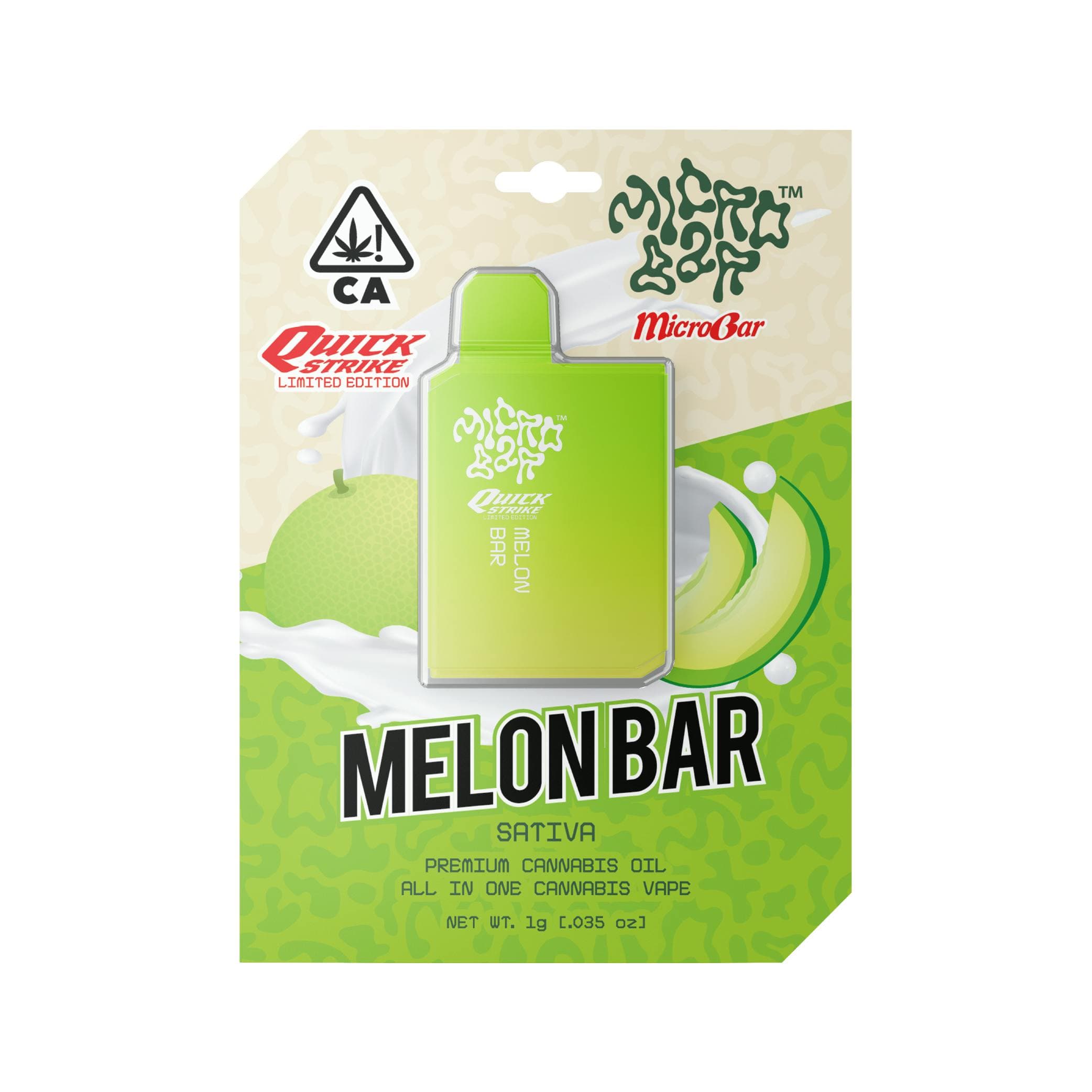 Micro Bar Melon Bar Quickstrike - 1G Disposable