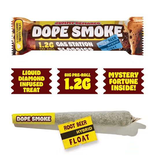 DOPE SMOKES Dope Smoke Single Infused Preroll - Root Beer Float