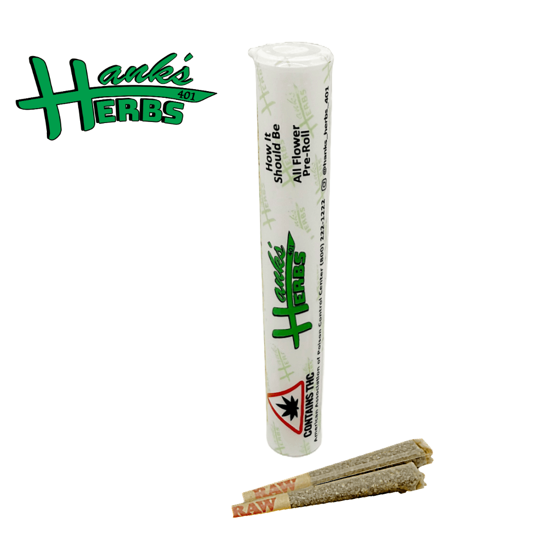 Hanks Herbs Cherry Tarts x Fuzzy Melon | Infused Pre-Rolls | 0.7g | 4pk