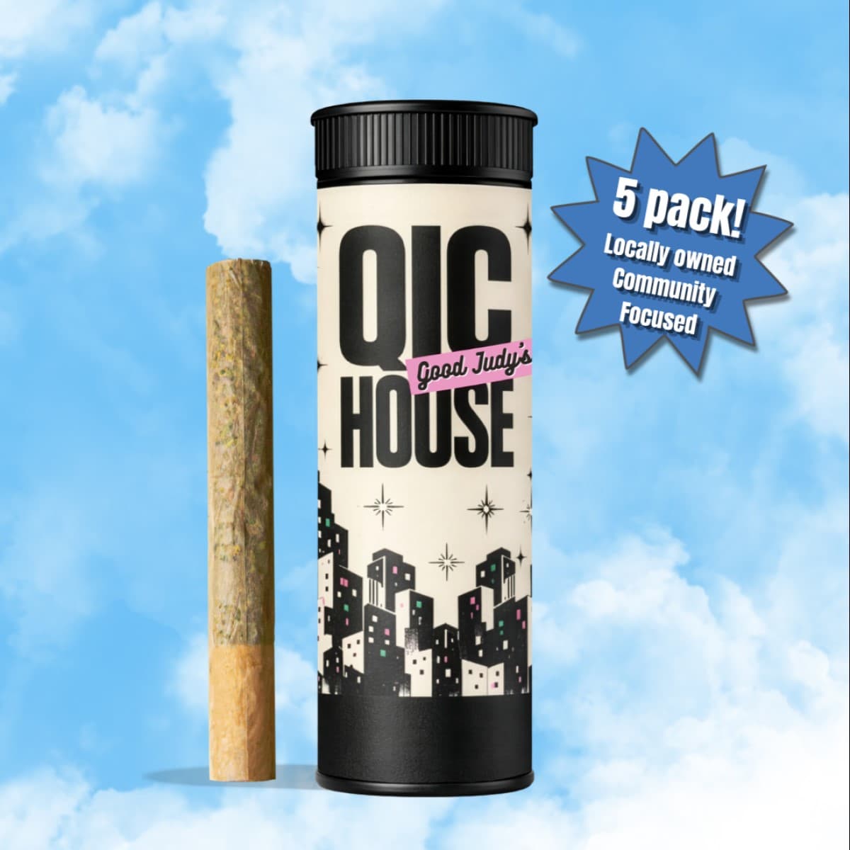 Qic House Moroccan Peaches - 2.5g 5pk Flower Pre-Rolls