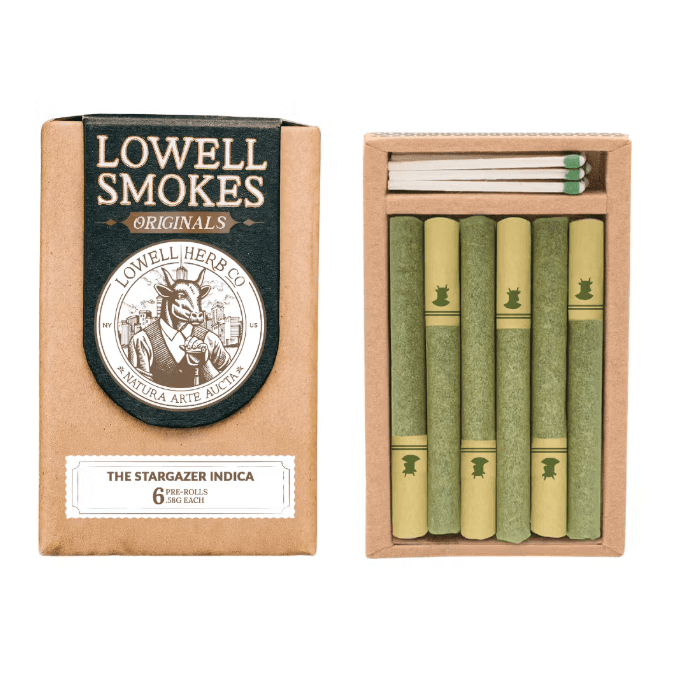 Lowell Herb Co. Lowell Smokes - Stargazer Prerolls 6pk - 3.6g