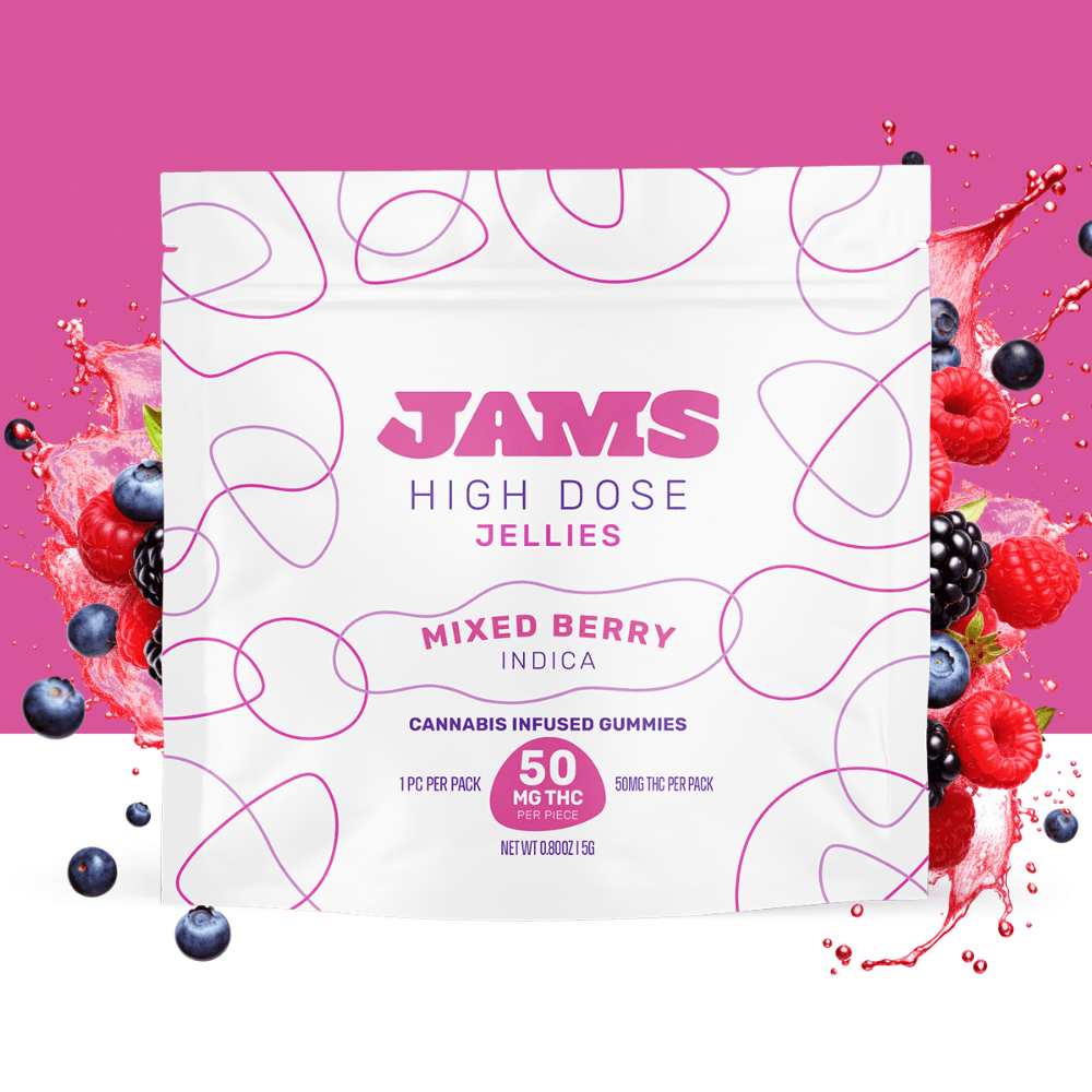 JAMS High Dose Mixed Berry Gummy 1pk [50mg]
