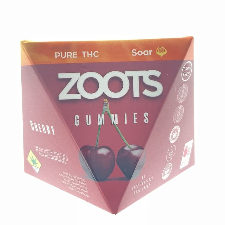 Zoots Zoots: Gummies (100mg THC), Cherry