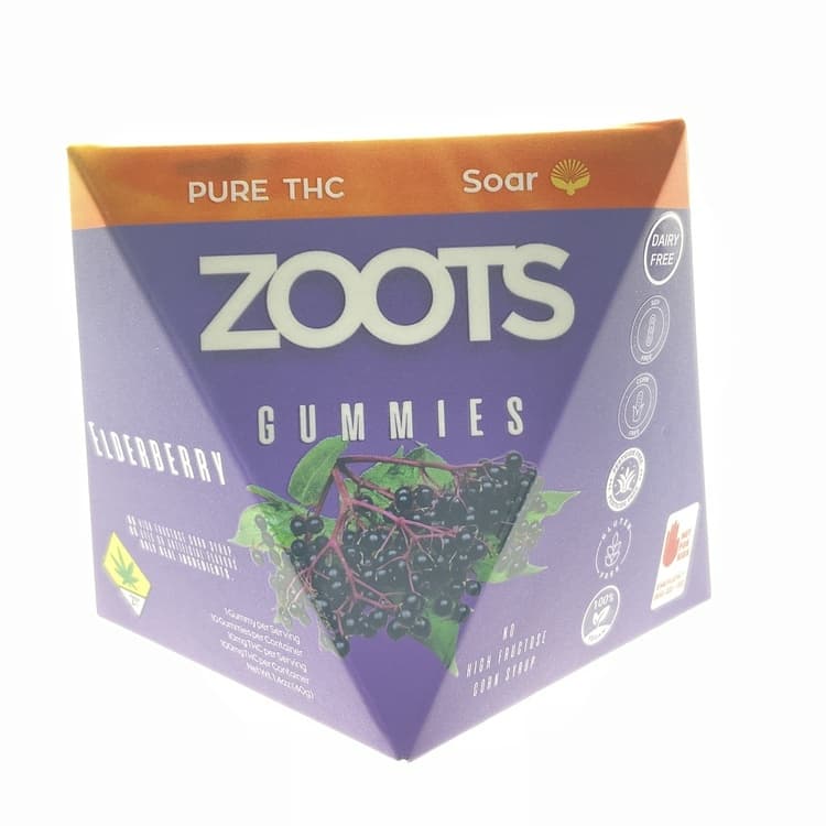 Zoots Zoots: Gummies (100mg THC), Elderberry