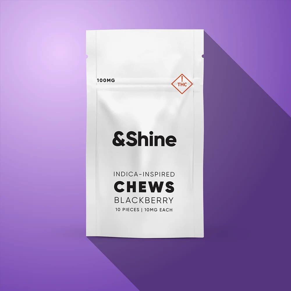 &Shine Blackberry [10pk] (100mg)