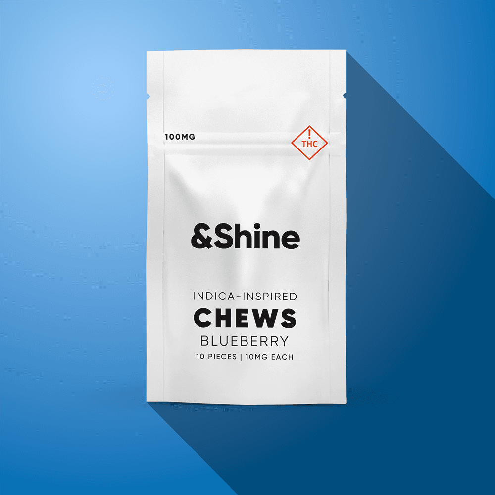 &Shine Blueberry [10pk] (100mg)