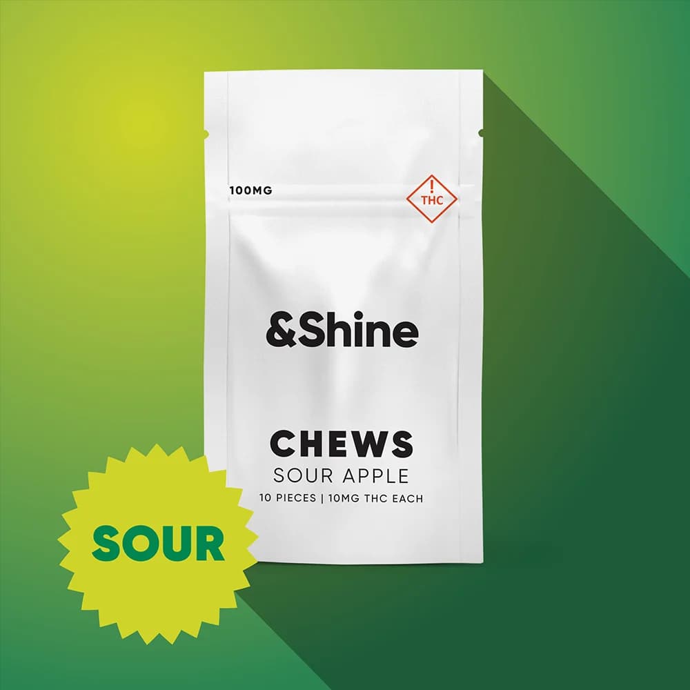 &Shine Sour Apple [10pk] (100mg)