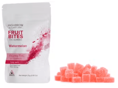 Highbrow Watermelon 5mg Fast Acting Gummies | Highbrow