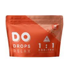Do Drop Peach 1:1 (CBD:THC) Gummies 10mg x 10pk