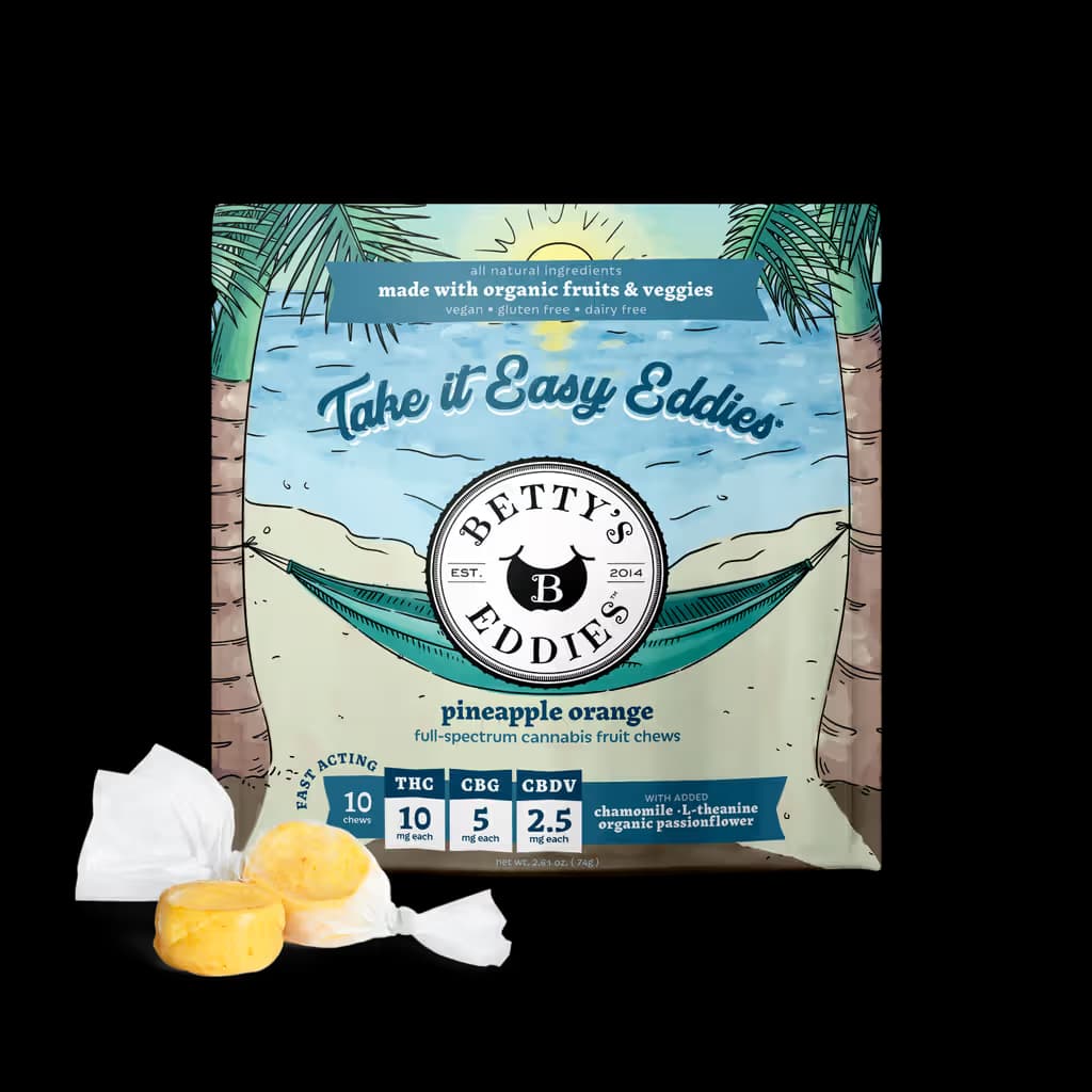 Betty's Eddies Pineapple Orange 1:2:4 CBDv:CBG:THC