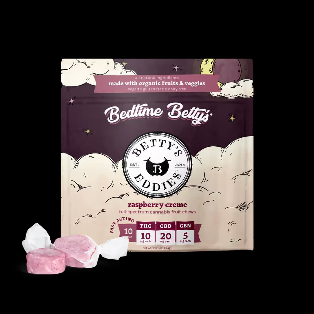 Betty's Eddies Raspberry Creme 1:4:2 CBN:CBD:THC
