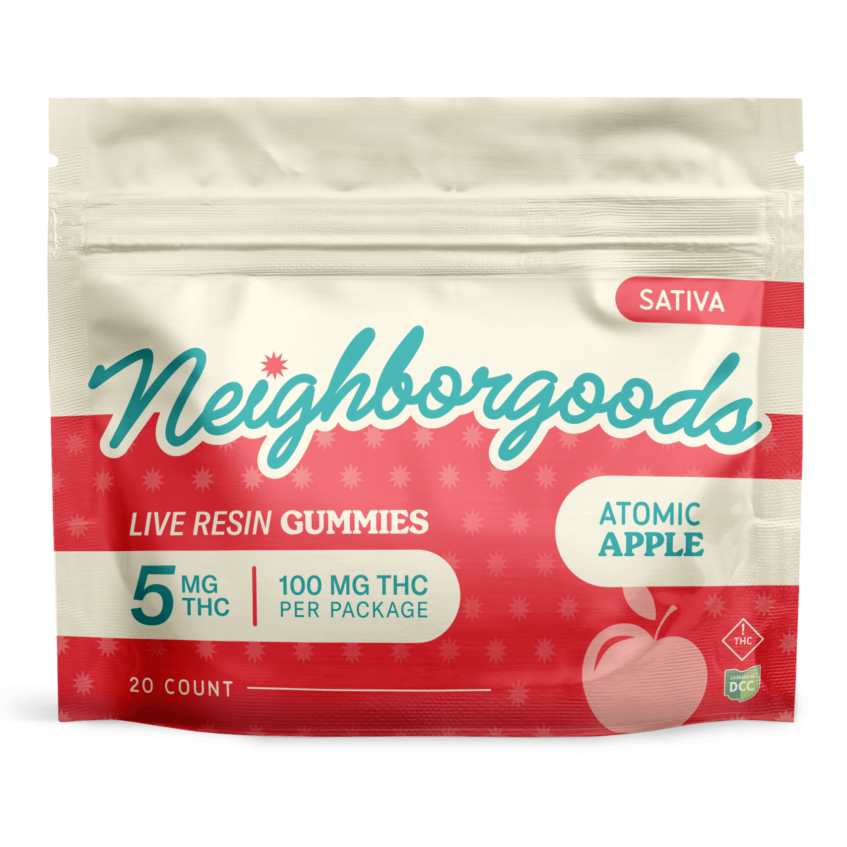 Neighborgoods Neighborgoods - Gummies - Atomic Apple Live Resin (S) 100mg