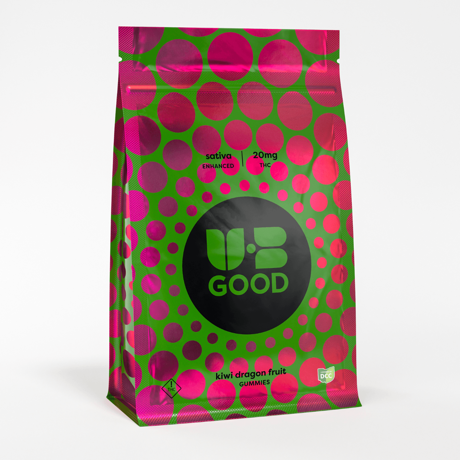UB Good Kiwi Dragonfruit Boost Gummies 100mg (Sativa) | UB Good