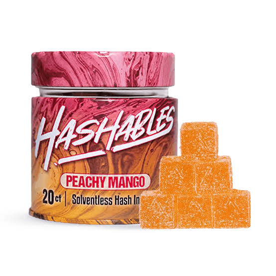 Hashables Gummies | Peachy Mango Hashable | 100mg | 20pk | Impact Extracts