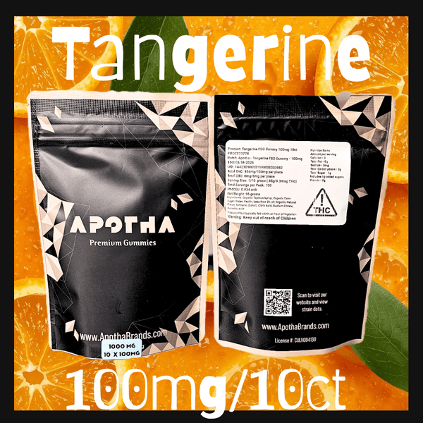Apotha Apotha | 1000mg | Tangerine | FSO Gummies | 10pk